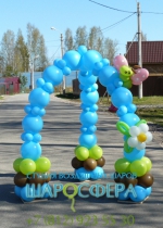 арка из шаров для детского праздника