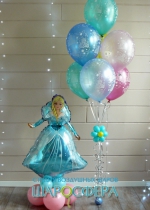 Ледяная принцесса Эльза воздушный шар