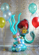 Русалочка Ариэль воздушные шары для девочки